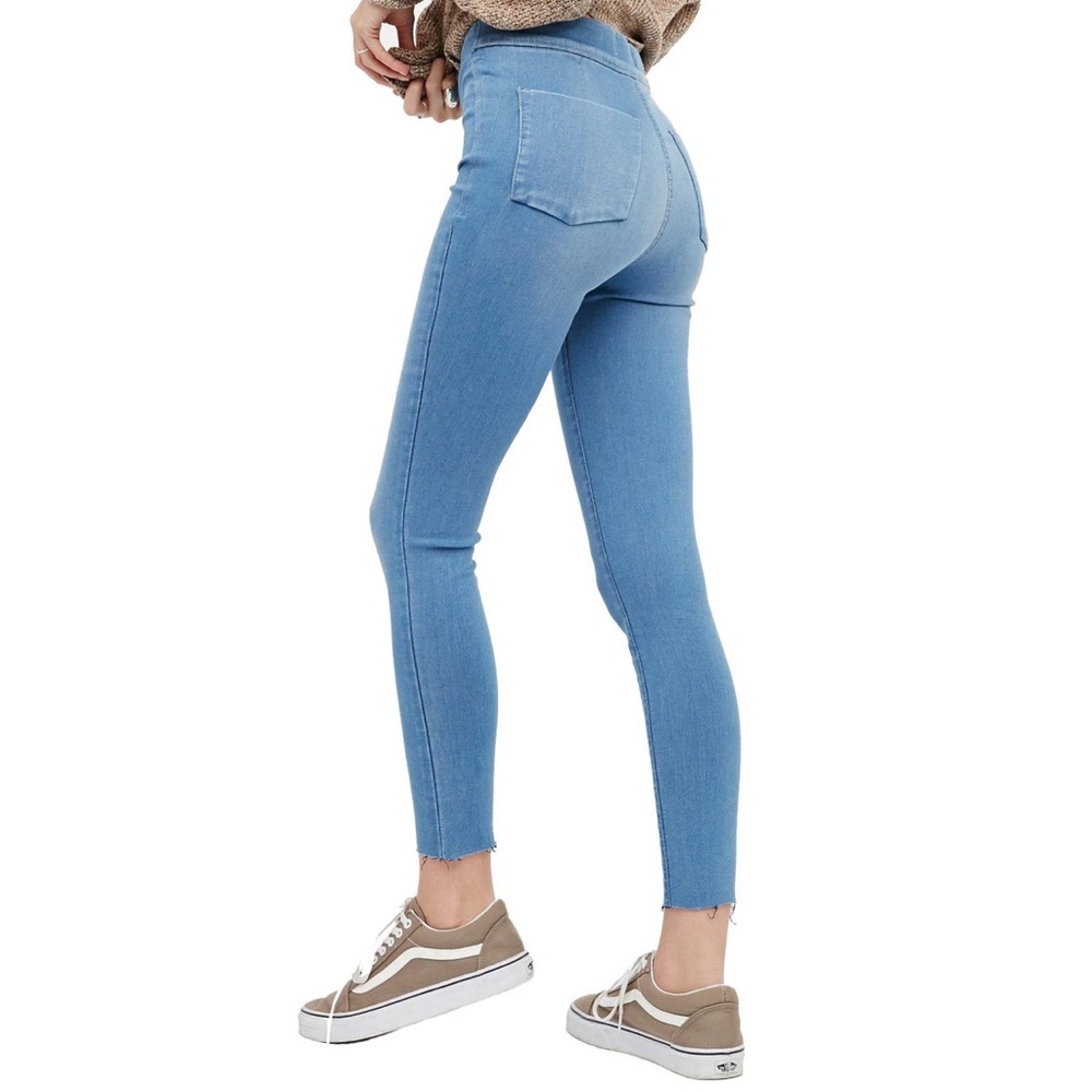 Free People Easy Goes It Denim Legging Light Wash